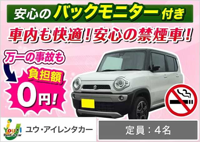 軽自動車（デイズルークス/ハスラー 他）プランNo.9116 | ユウ・アイレンタカー宮古島店