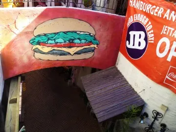 デポアイランド店舗バーガーショップ