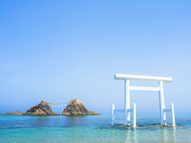 桜井二見ヶ浦の夫婦岩