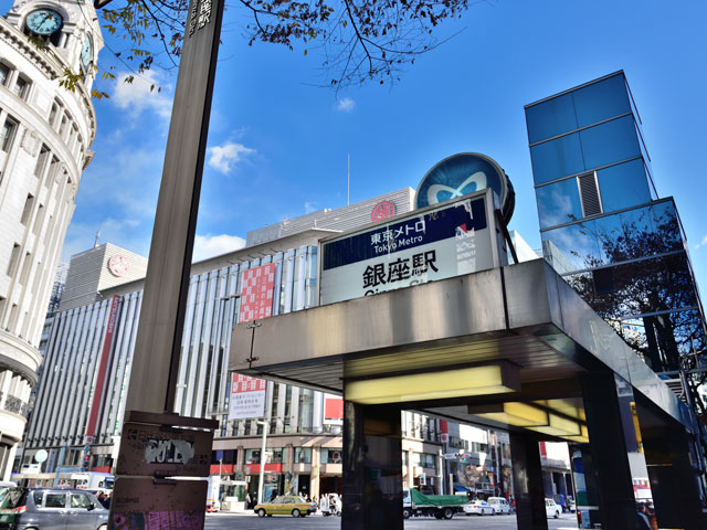 銀座駅近くの観光情報